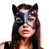 kitty black leather mask - mysecretcandy